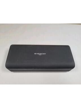 GIVENCHY AUTHENTIC EYEGLASSES SUNGLASSES BLACK HARD CASE CLAMSHELL ONLY